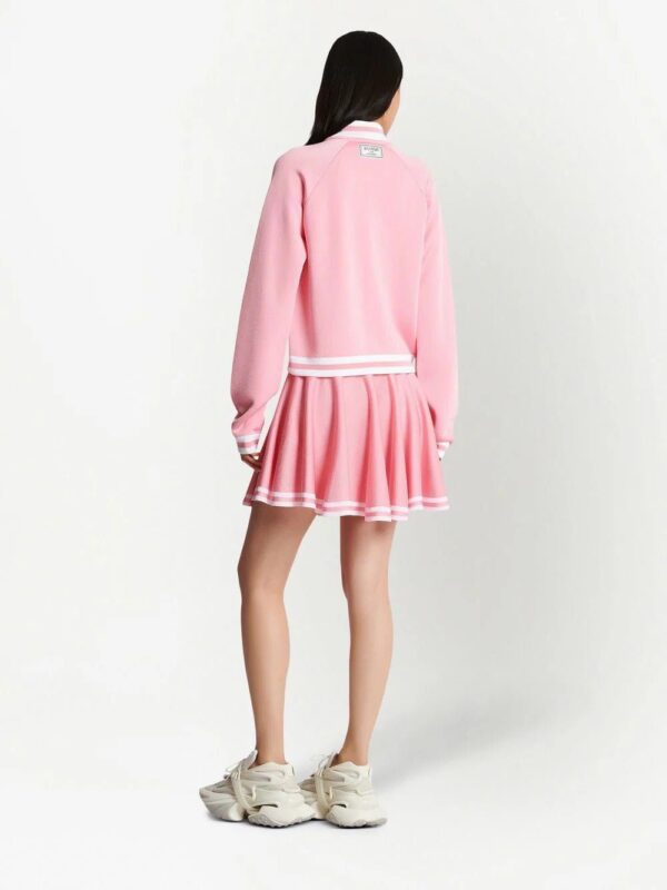 Balmain  stripe-trim knitted jacket - Image 2