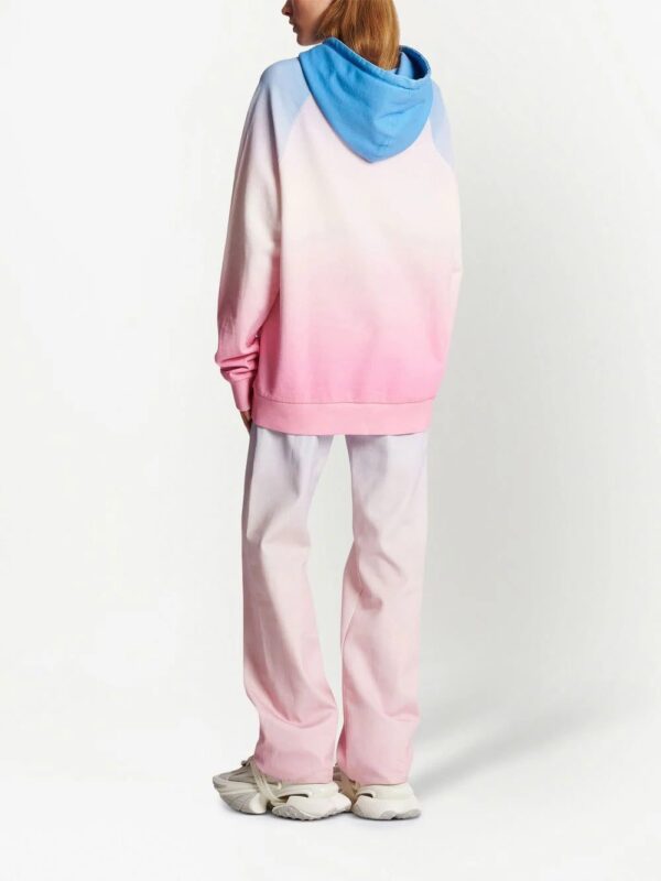 Balmain  x Evian gradient-effect oversized hoodie - Image 3
