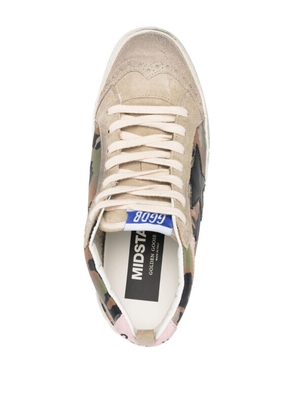 Golden Goose logo-patch lace-up sneakers - Image 4