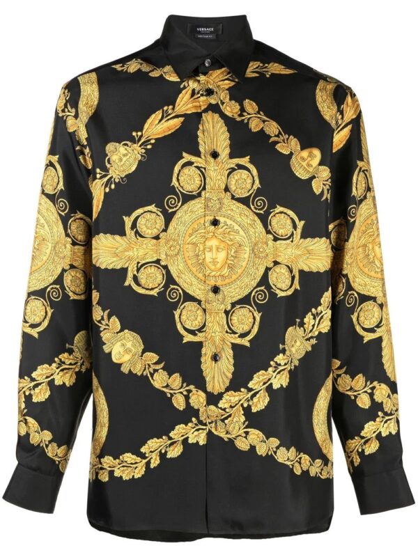 Versace  Maschera Barocco print shirt