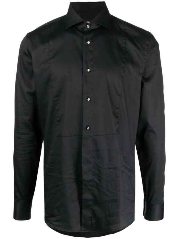 BOSS  buttoned-up long-sleeved shirt