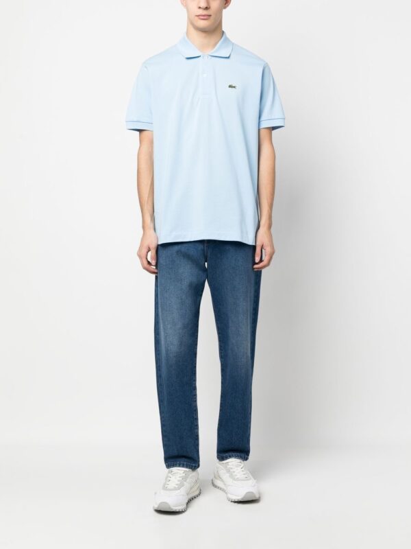 Lacoste logo-patch polo shirt - Image 2