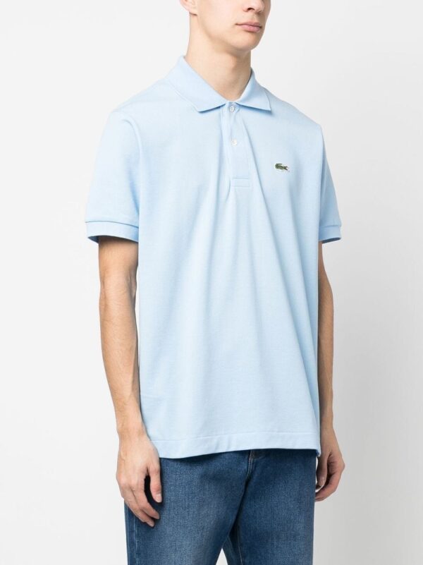 Lacoste logo-patch polo shirt - Image 3