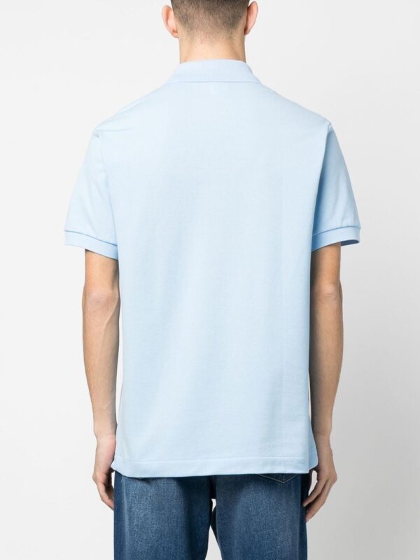 Lacoste logo-patch polo shirt - Image 4