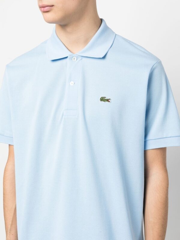 Lacoste logo-patch polo shirt - Image 5