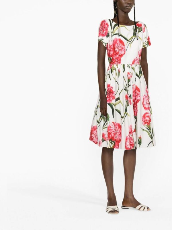 Dolce & Gabbana  floral-print cotton dress - Image 2