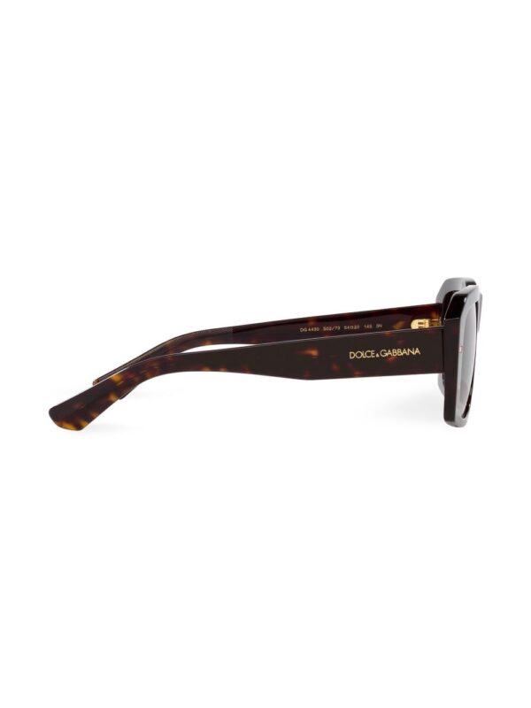 Dolce & Gabbana Eyewear tortoiseshell-effect square-frame sunglasses - Image 5