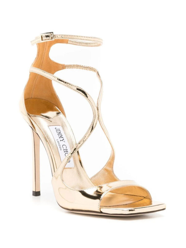Jimmy Choo  Azia 110mm metallic sandals - Image 2