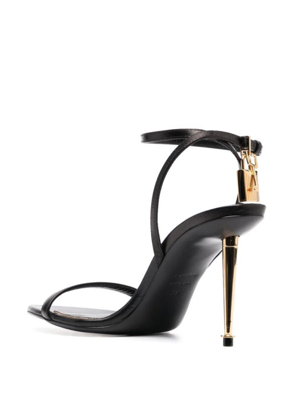 TOM FORD  Padlock 85mm leather sandals - Image 3