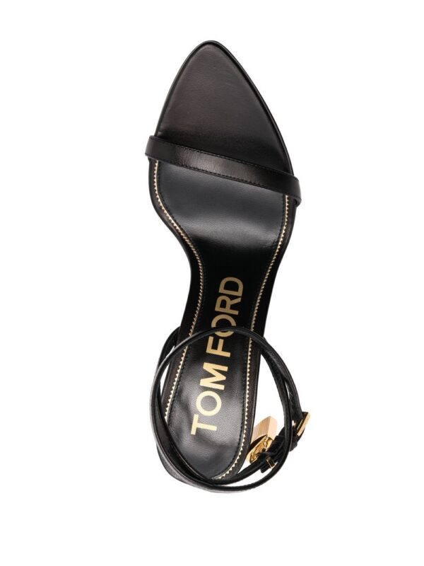 TOM FORD  Padlock 85mm leather sandals - Image 4