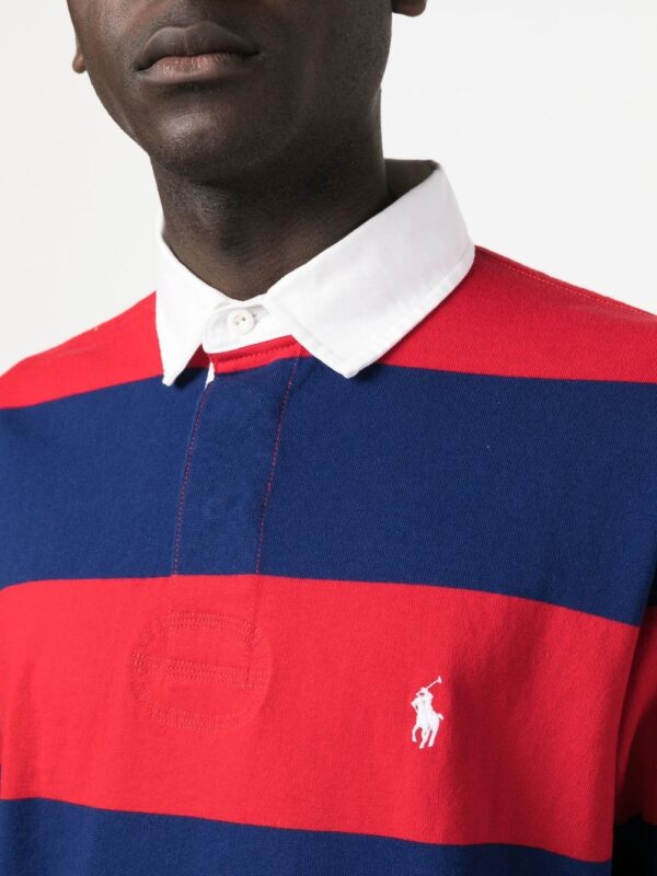 Polo Ralph Lauren  embroidered-logo striped polo shirt - Image 4