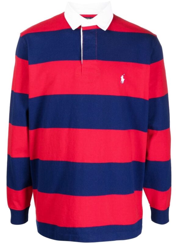 Polo Ralph Lauren  embroidered-logo striped polo shirt