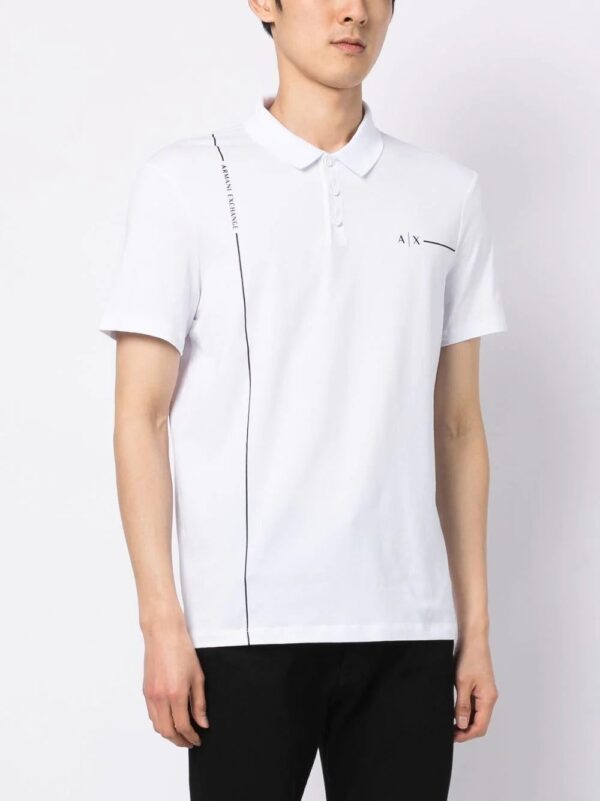 Armani Exchange  logo-print polo shirt - Image 2