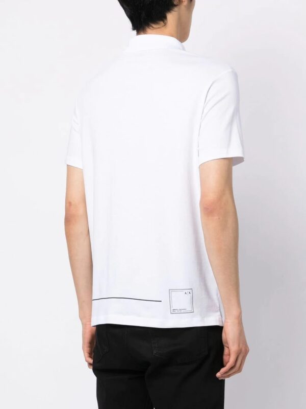 Armani Exchange  logo-print polo shirt - Image 3