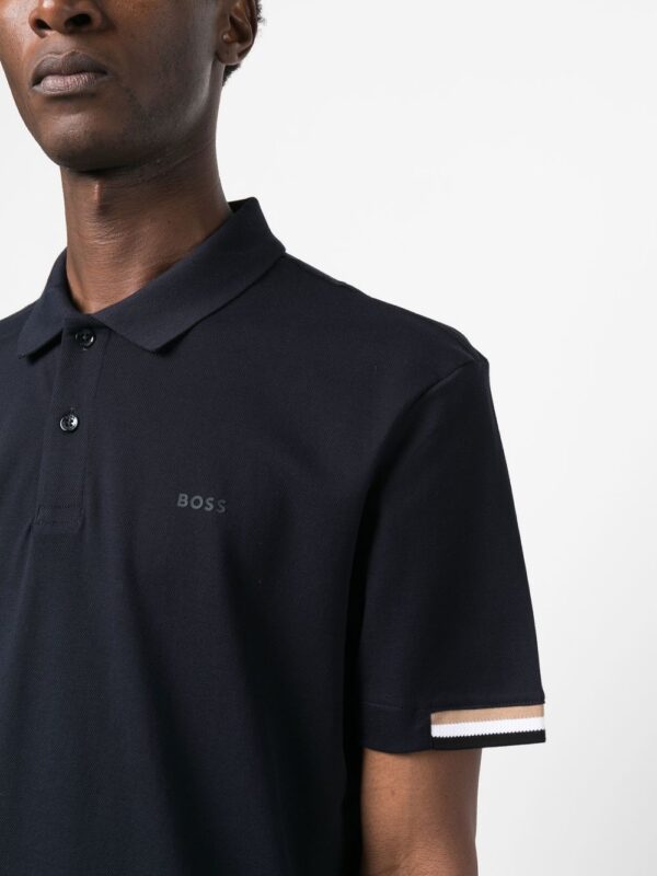 BOSS  logo-print short-sleeve polo shirt - Image 4
