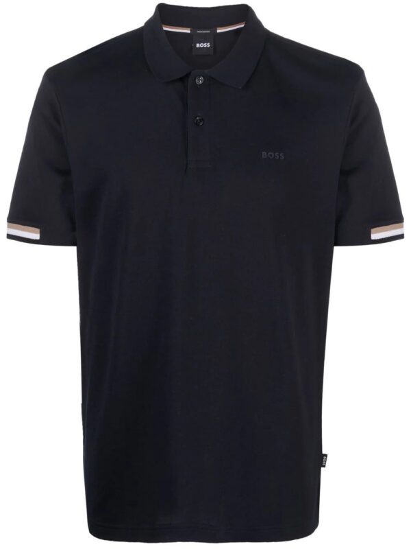 BOSS  logo-print short-sleeve polo shirt