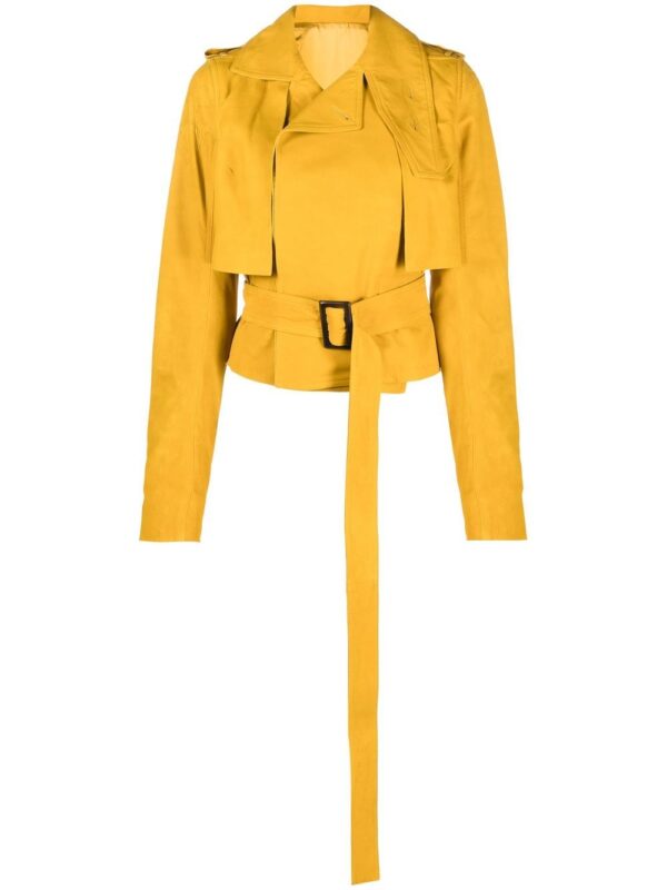 Rick Owens  belted cropped jacket
