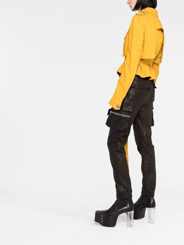 Rick Owens  belted cropped jacket - Image 4