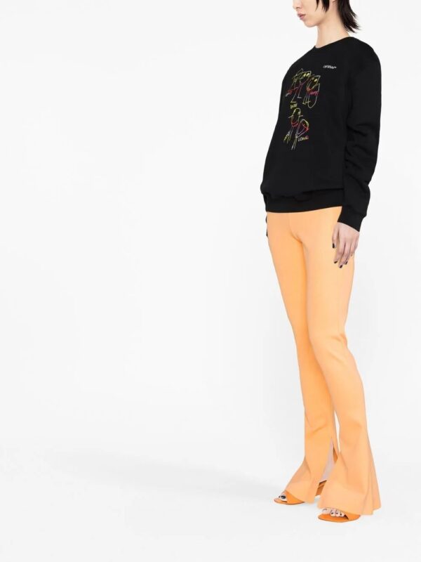 Off-White  graphic-print cotton sweatshirt - Image 3