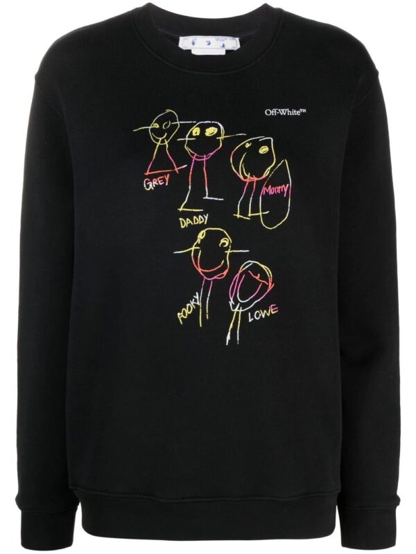 Off-White  graphic-print cotton sweatshirt