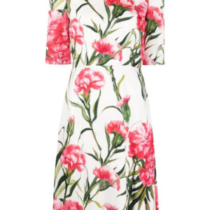 Dolce & Gabbana floral-print short-sleeve dress