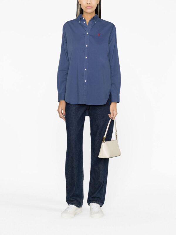 Polo Ralph Lauren  Polo pony-embroidered cotton shirt - Image 2