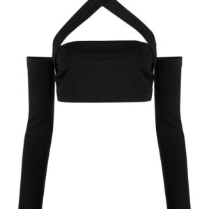 Dolce & Gabbana  cross-strap cut-out top