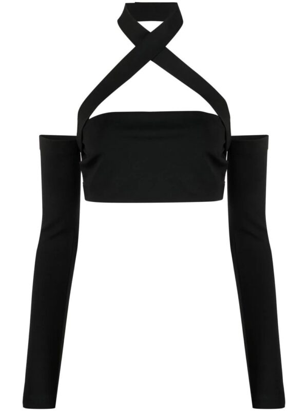 Dolce & Gabbana  cross-strap cut-out top