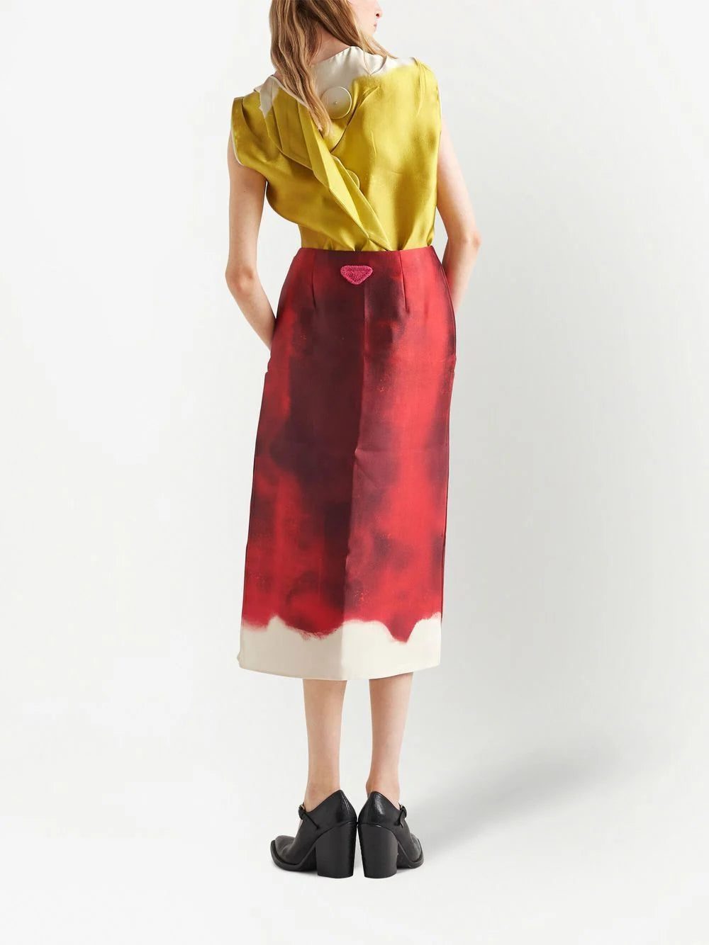 Prada satin sleeveless blouse - Image 3