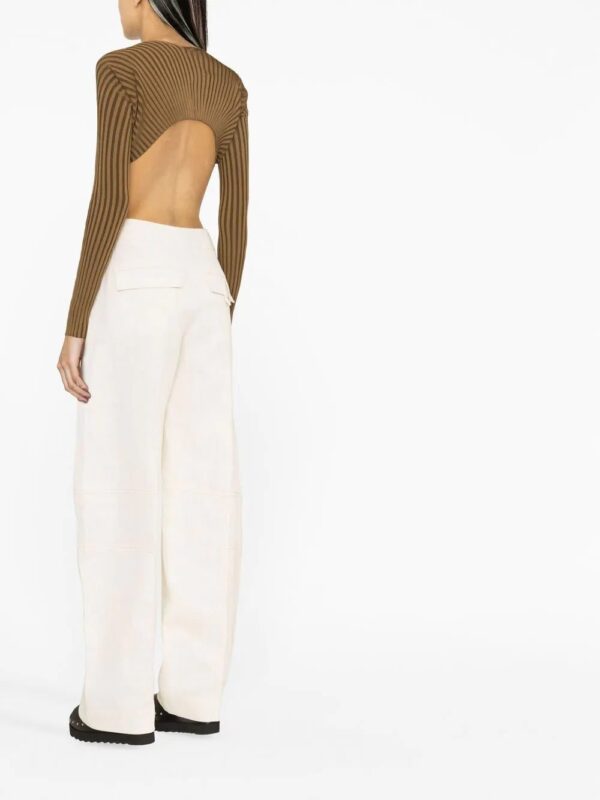 Jacquemus  high-waist wide-leg trousers - Image 4