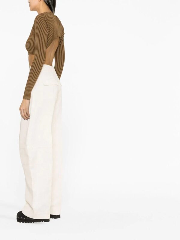 Jacquemus  high-waist wide-leg trousers - Image 3