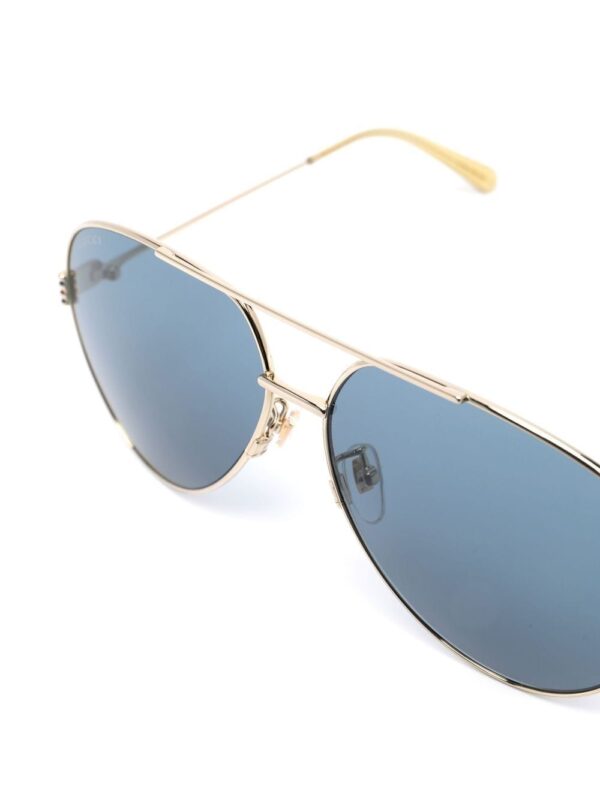 Gucci Eyewear double-bridge pilot-frame sunglasses - Image 3