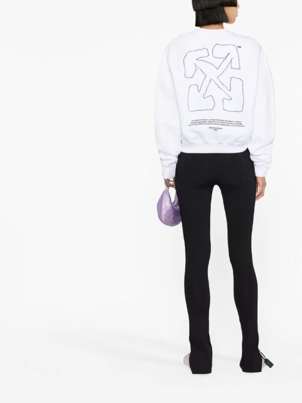 Off-White  Arrows-embroidered sweatshirt - Image 3