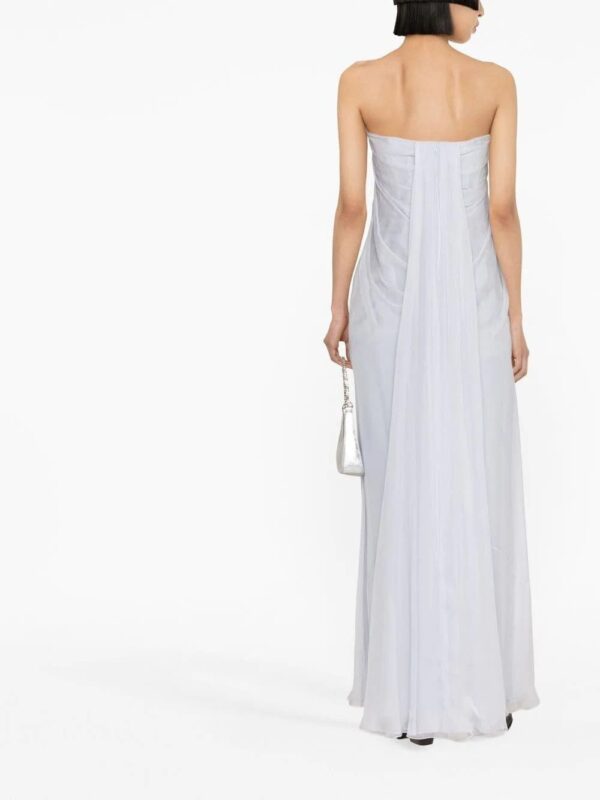Alexander McQueen  chiffon bustier maxi dress - Image 3