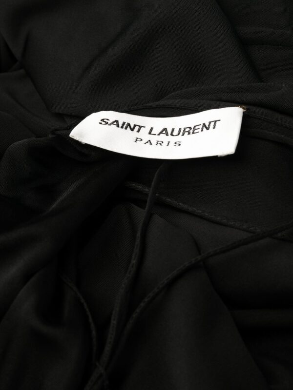 Saint Laurent draped sleeveless jersey dress - Image 6