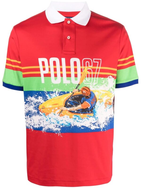 Polo Ralph Lauren  graphic-detail polo shirt
