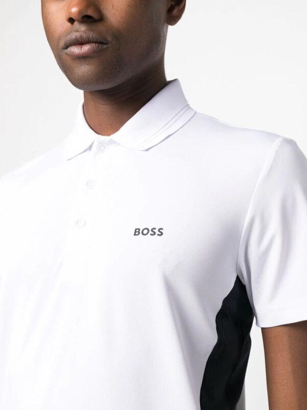 BOSS  side stripe polo shirt - Image 4