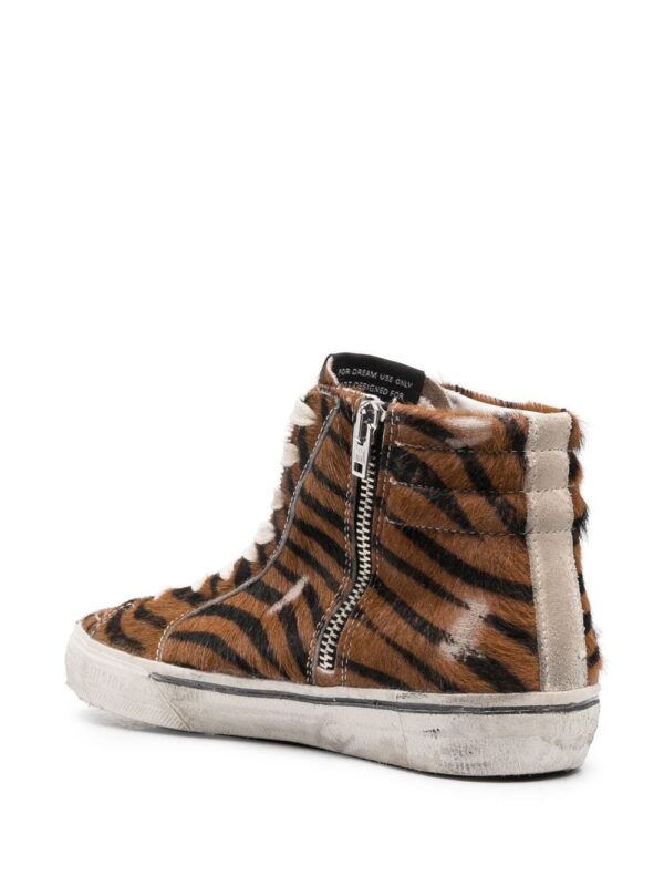 Golden Goose zebra-print high-top sneakers - Image 3