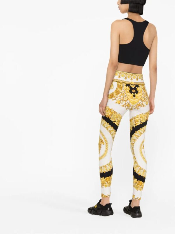 Versace  Barocco-print leggings - Image 3