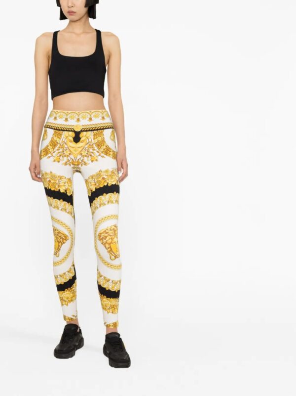 Versace  Barocco-print leggings - Image 2
