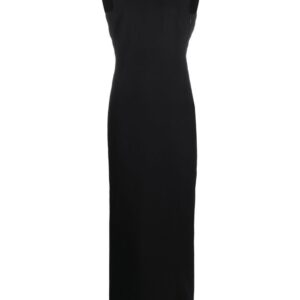 Versace draped open-back dress