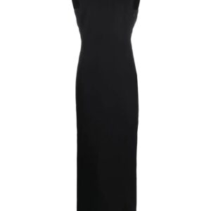 Versace draped open-back dress