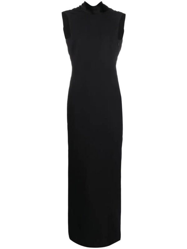 Versace  draped open-back dress