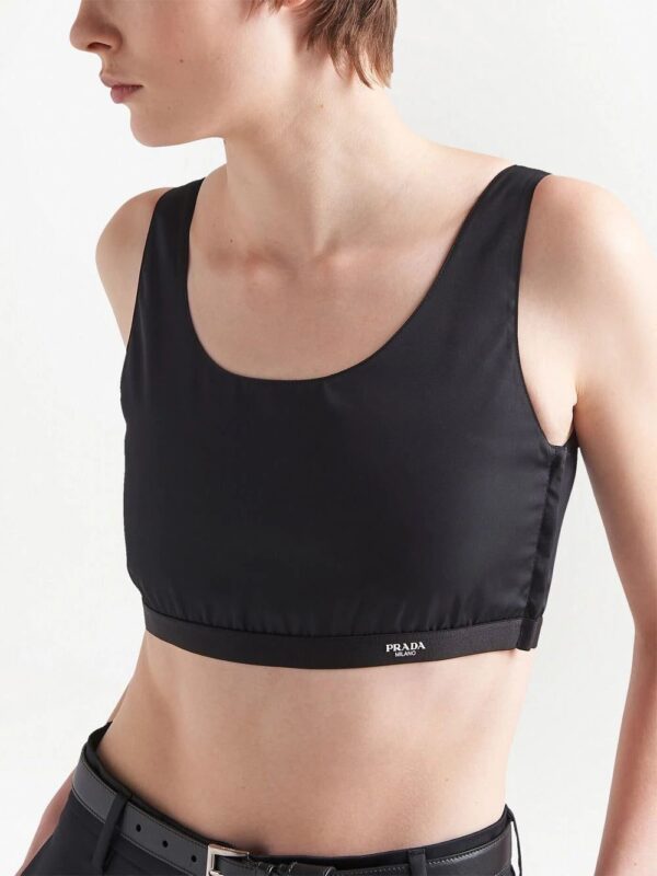 Prada  Re-Nylon cropped vest top - Image 4