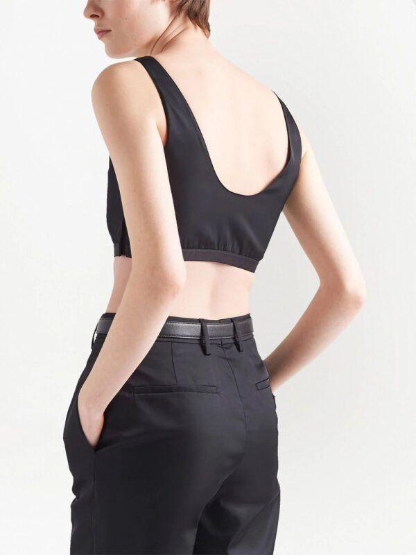 Prada  Re-Nylon cropped vest top - Image 3
