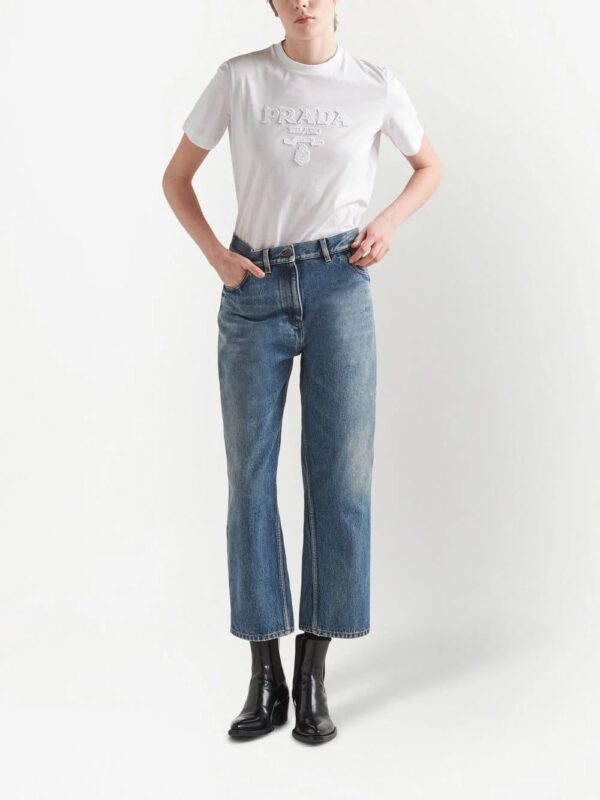 Prada  low-rise straight-leg jeans - Image 2