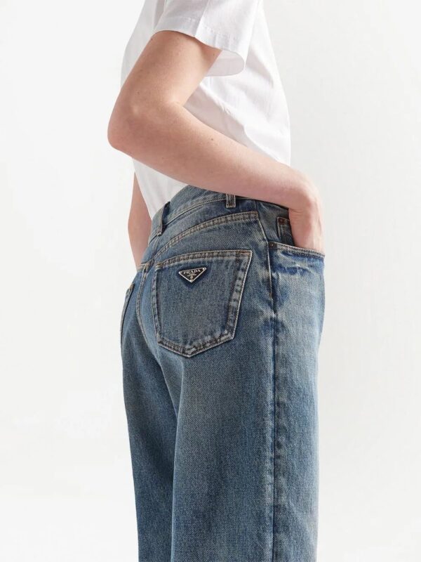 Prada  low-rise straight-leg jeans - Image 4