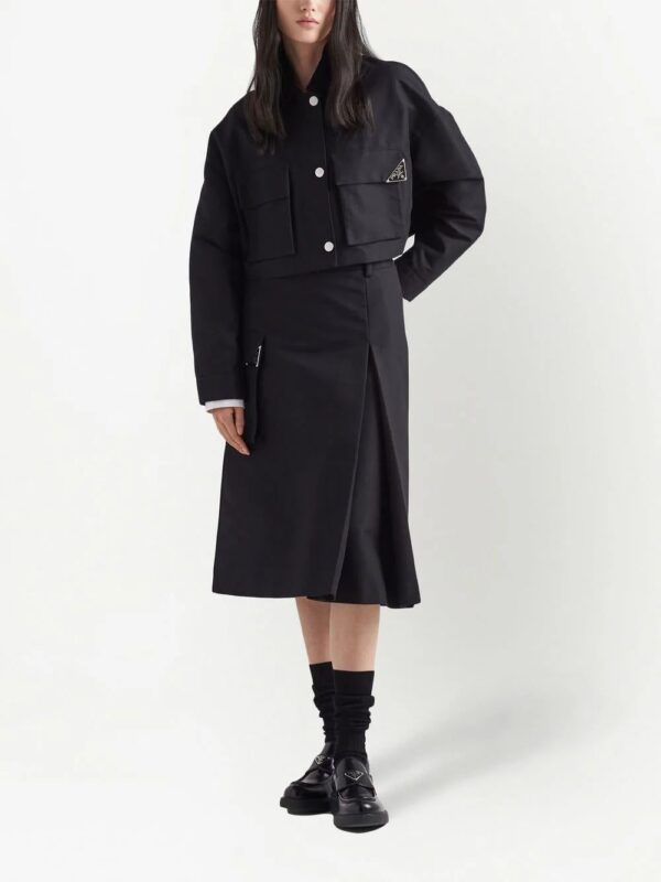 Prada  triangle-logo blouson jacket - Image 2