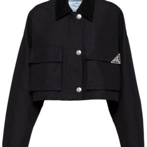 Prada triangle-logo blouson jacket
