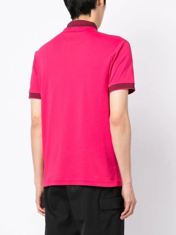 BOSS  contrasting-trim polo shirt - Image 3